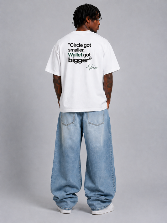 THOUGHTS Oversized Cotton Terry Tee | Premium Streetwear | ₹799