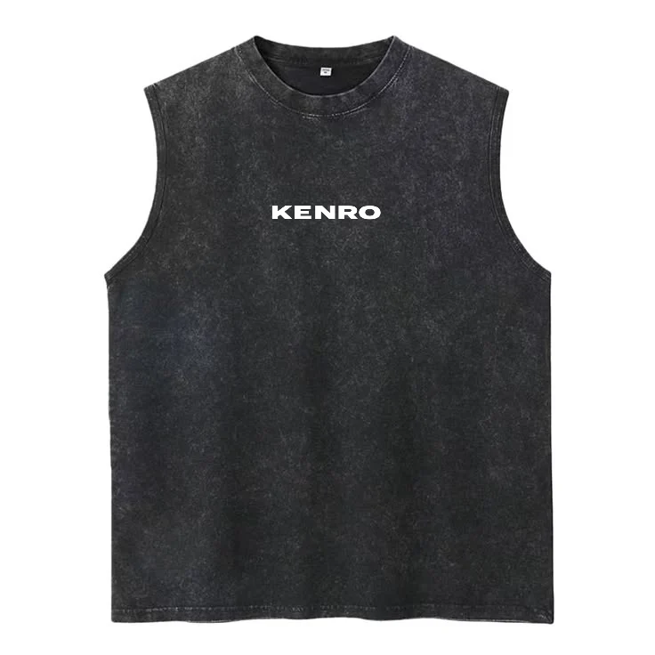 KENRO Oversized Acid-Wash Tank | Premium Streetwear | ₹499
