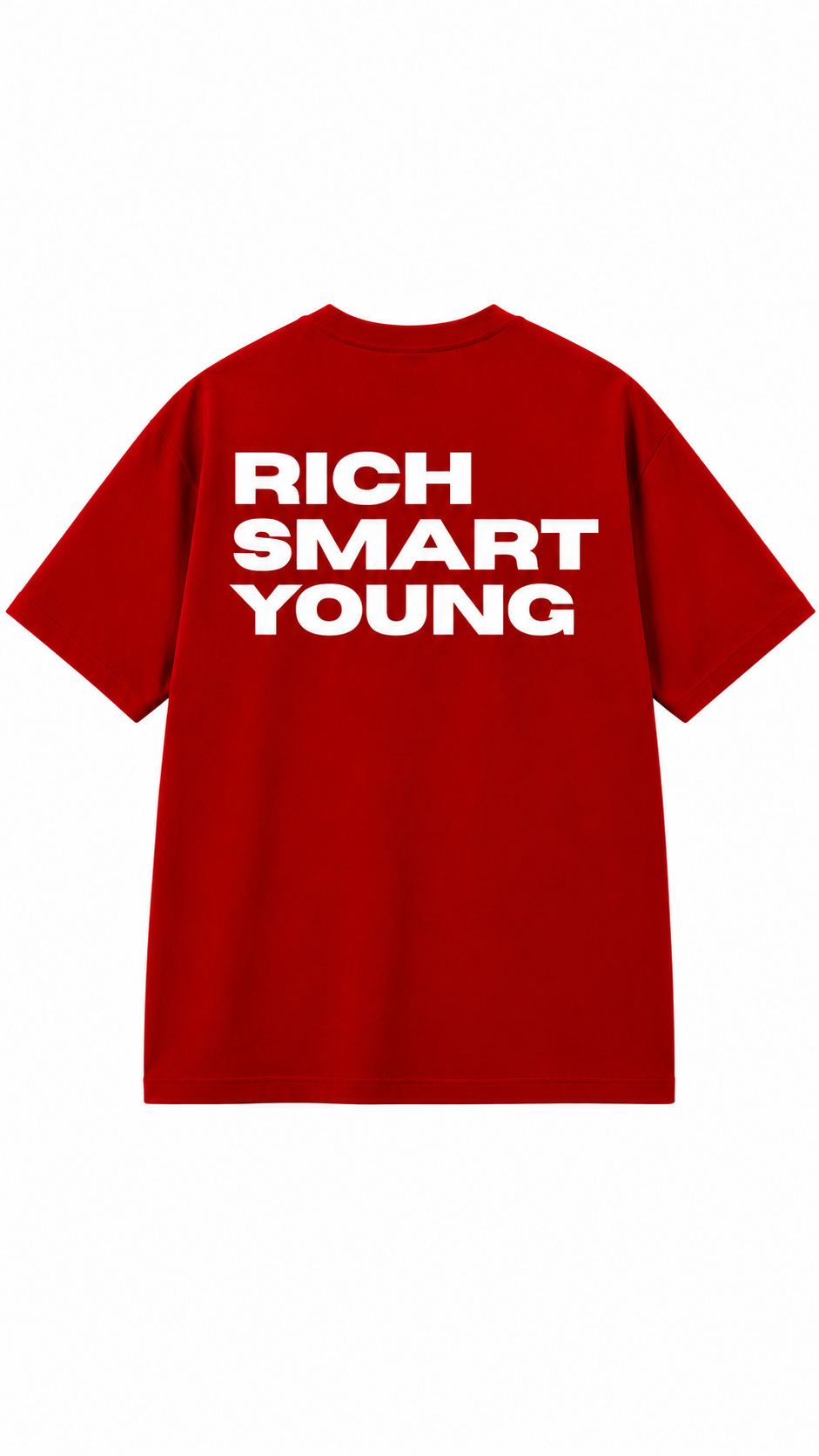 RICH, YOUNG, SMART Oversized Cotton Terry Tee | Premium Streetwear | ₹1299